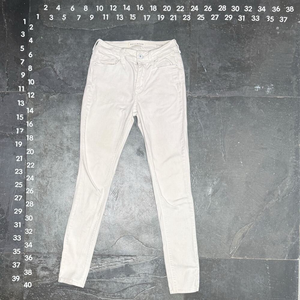 Bullhead Denim Co. High Rise Skinniest White Jeans